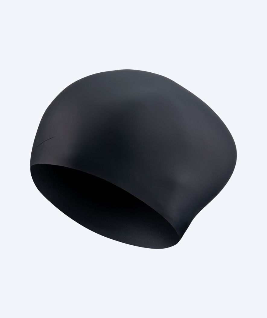 Nike Badekappe für langes Haar - Schwarz