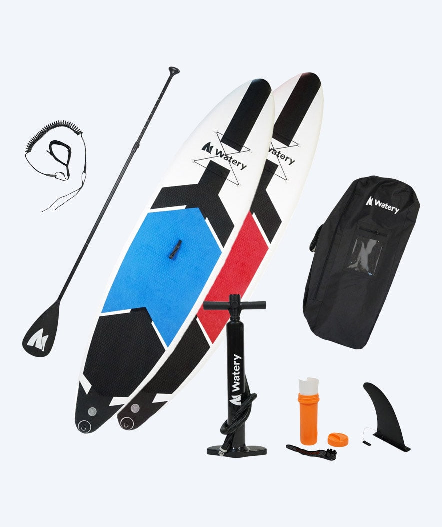 Paketangebot: 2x Watery Global Aufblasbares SUP PaddleBoard 10'6