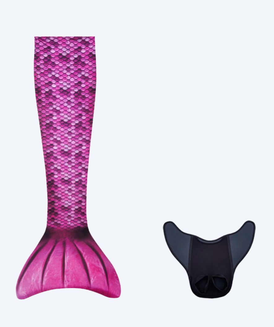 Kuaki Mermaids Meerjungfrauenschwanz für Kinder - Set - Rosa
