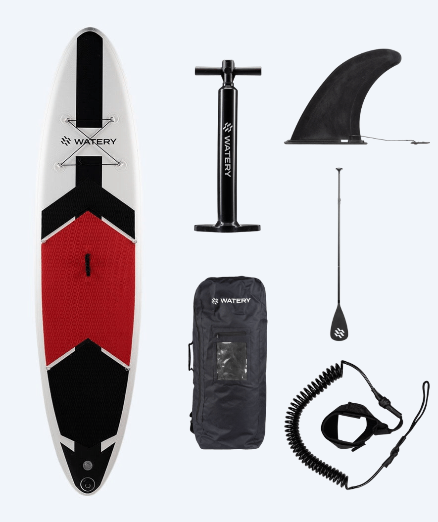 Watery SUP-Board aufblasbar - Global 10'6 SUP - Rot