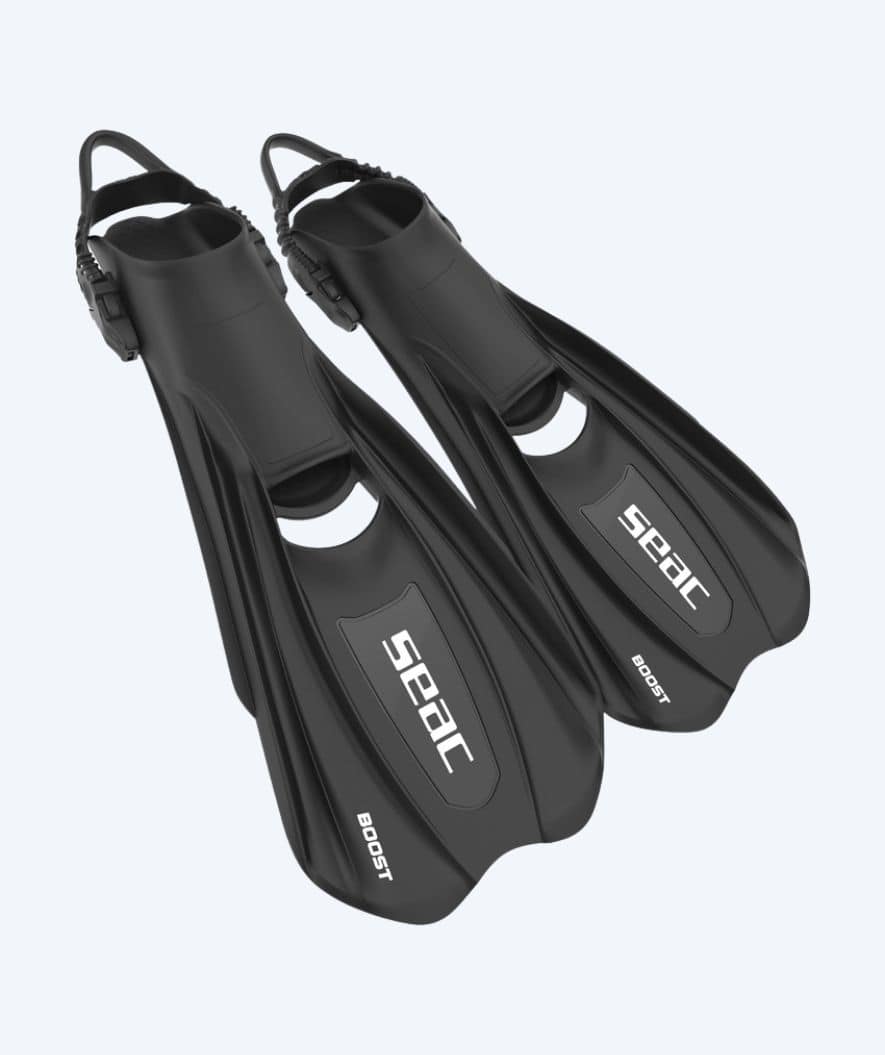 SEAC Taucherflossen für Erwachsene - Boost - Schwarz