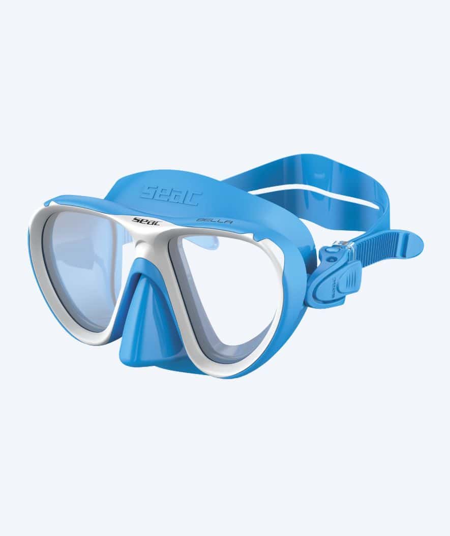 SEAC Tauchmaske für Kinder (4-8) - Bella - Blau/Weiß