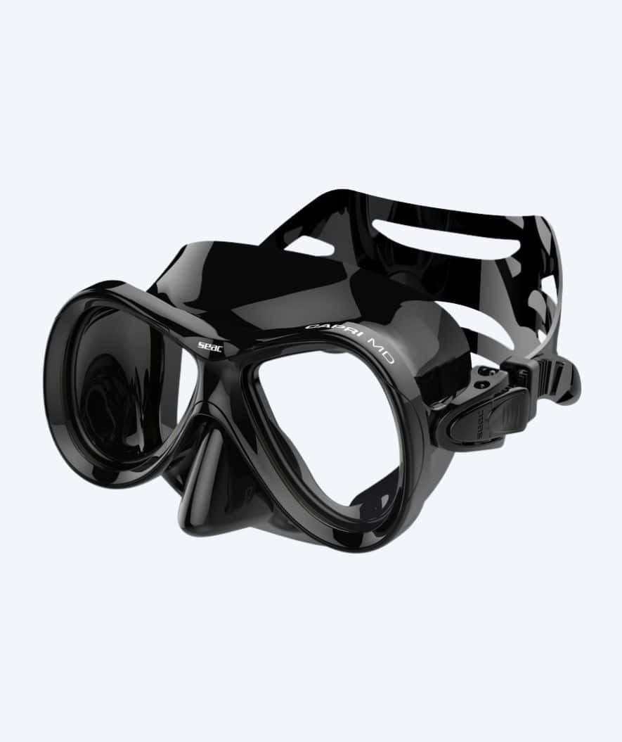 SEAC Tauchmaske für Junioren - Capri MD - Schwarz
