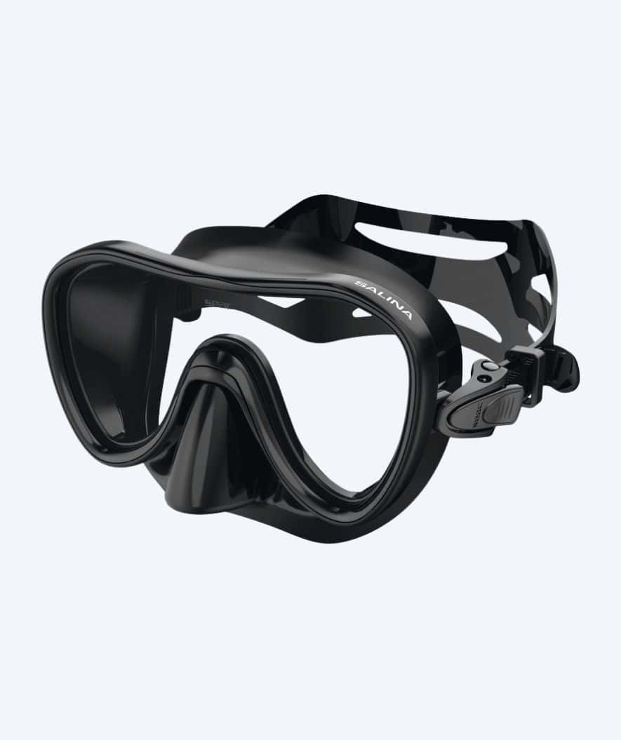 SEAC Tauchmaske für Erwachsene - Salina Silicone - Schwarz