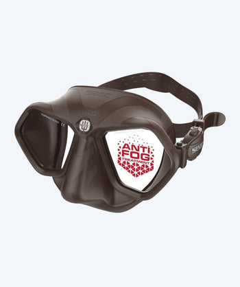 SEAC Tauchmaske für Erwachsene - Wild - Braun