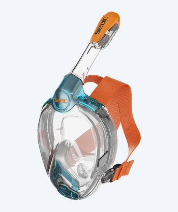 SEAC Vollgesichtstauchmaske für Kinder - Libera Junior - Orange/Blau
