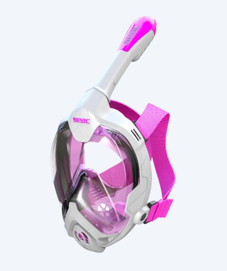 SEAC Vollgesichtstauchmaske für Kinder - Magica XS/S - Rosa/Weiss