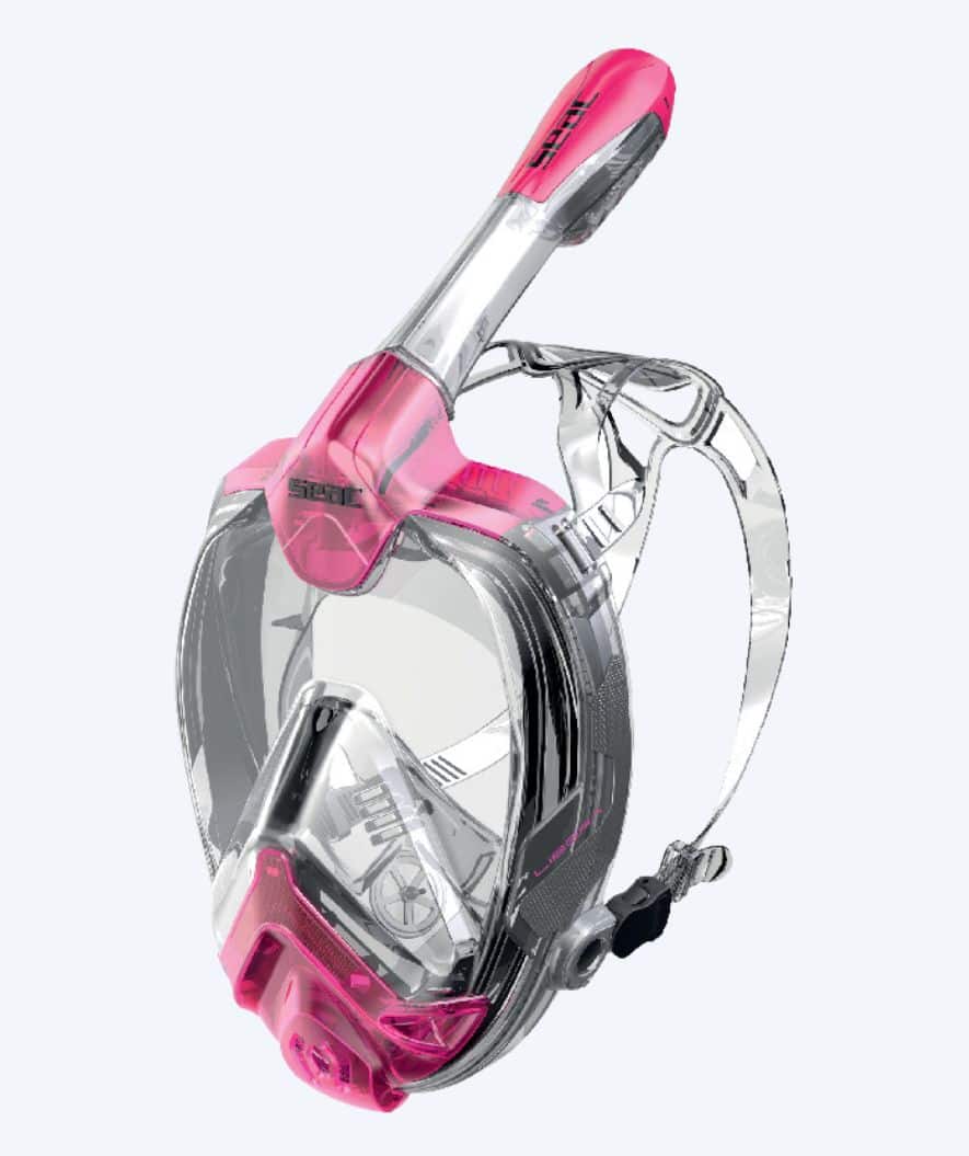SEAC Vollgesichtstauchmaske für Erwachsene - Libera S/M - Rosa