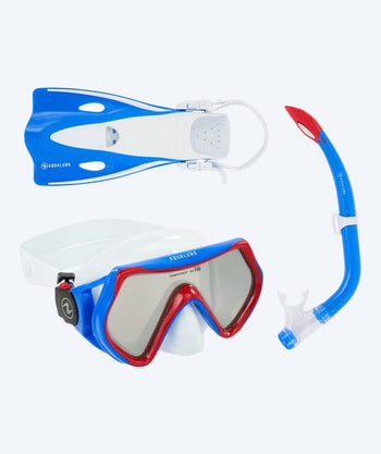 Aqualung Schnorchelset für Kinder - Hero - Weiss/Blau
