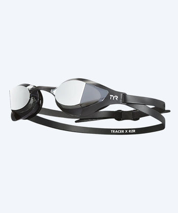 TYR Schwimmbrille - Tracer-X Racing RZR Mirrored - Schwarz/Silber