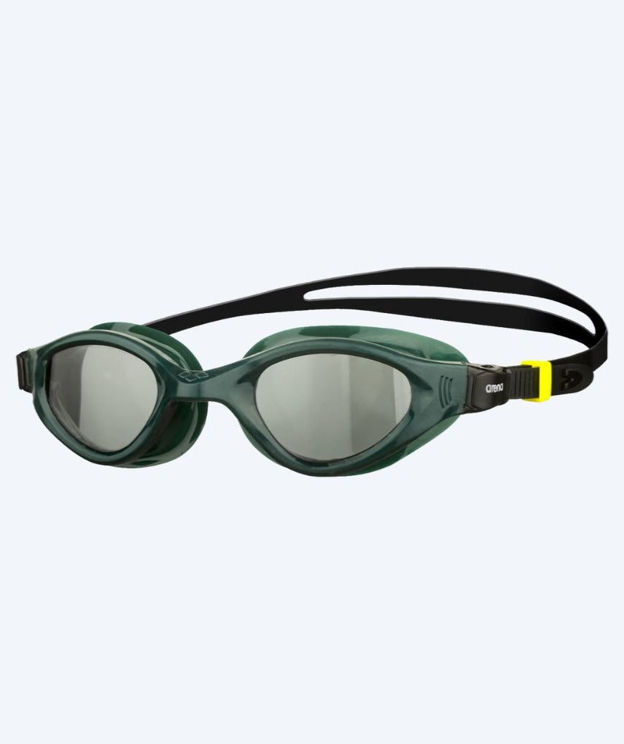 Arena Schwimmbrille fürs Training - Cruiser EVO - Dunkelgrün/schwarz (Smoke Scheiben)