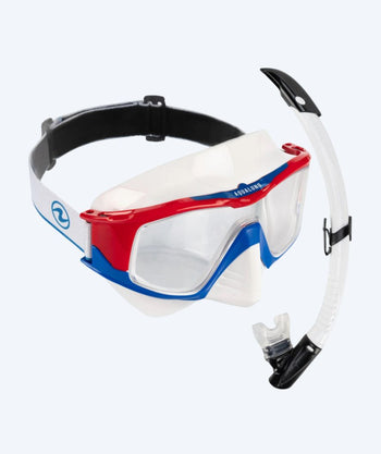 Aqualung Combo Schnorchelset für Erwachsene - Vita - Weiß/schwarz