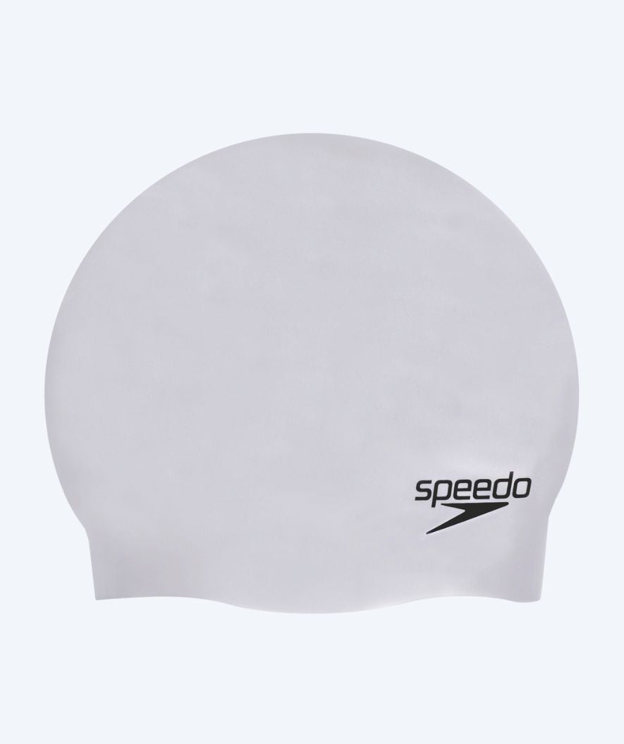 Speedo Badekappe - Plain Moulded - Silber