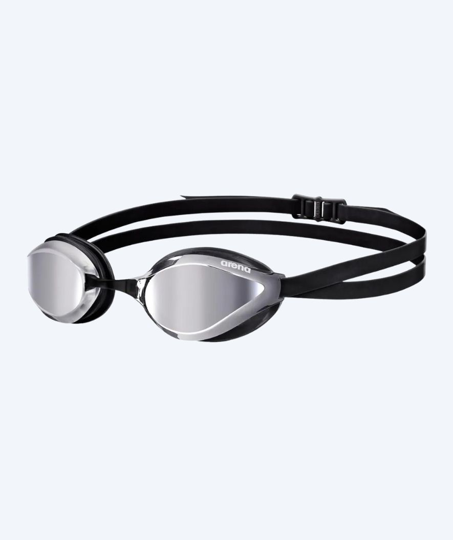 Arena Elite Schwimmbrillen - Python - Schwarz/Silber (Mirror Scheiben)