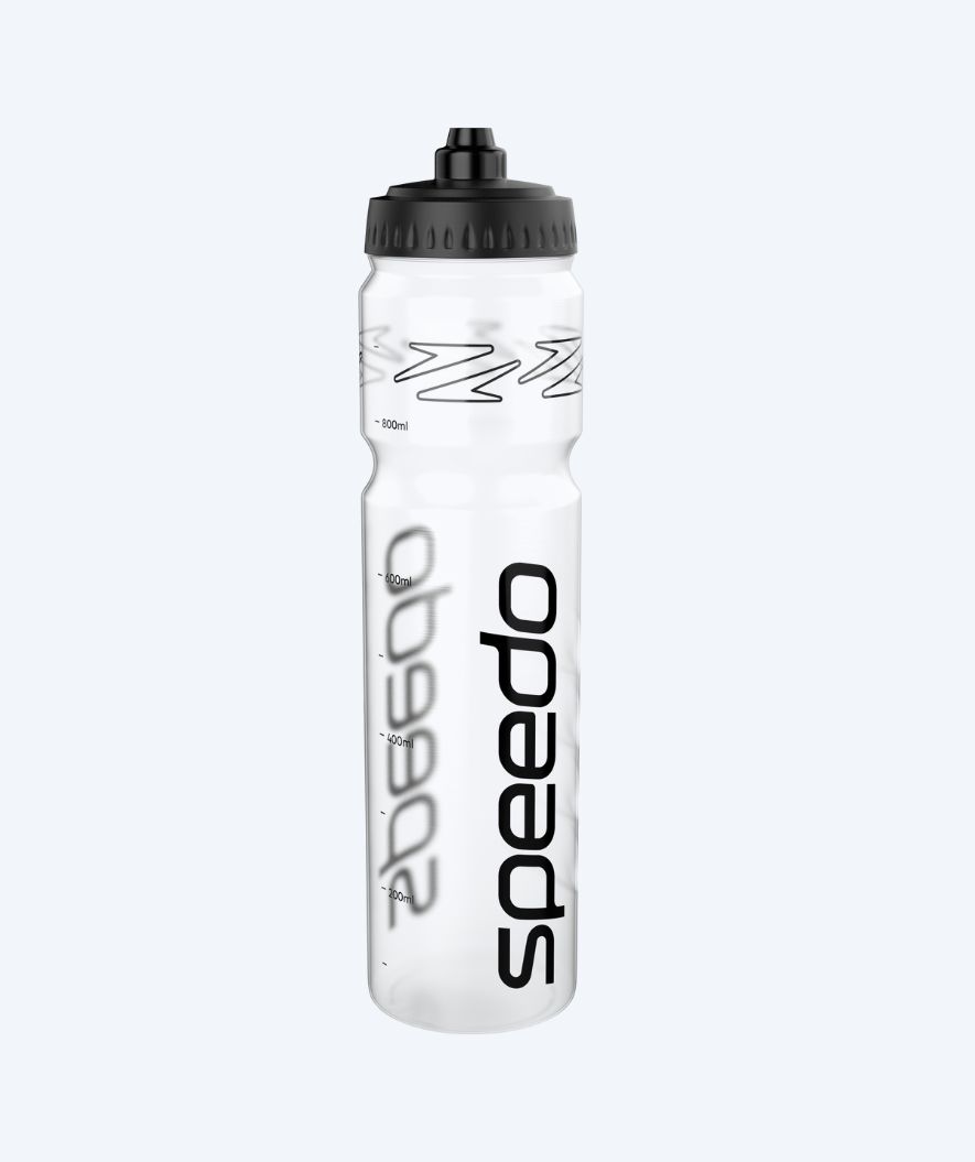 Speedo Trinkflasche - 1LTR - Klar/schwarz