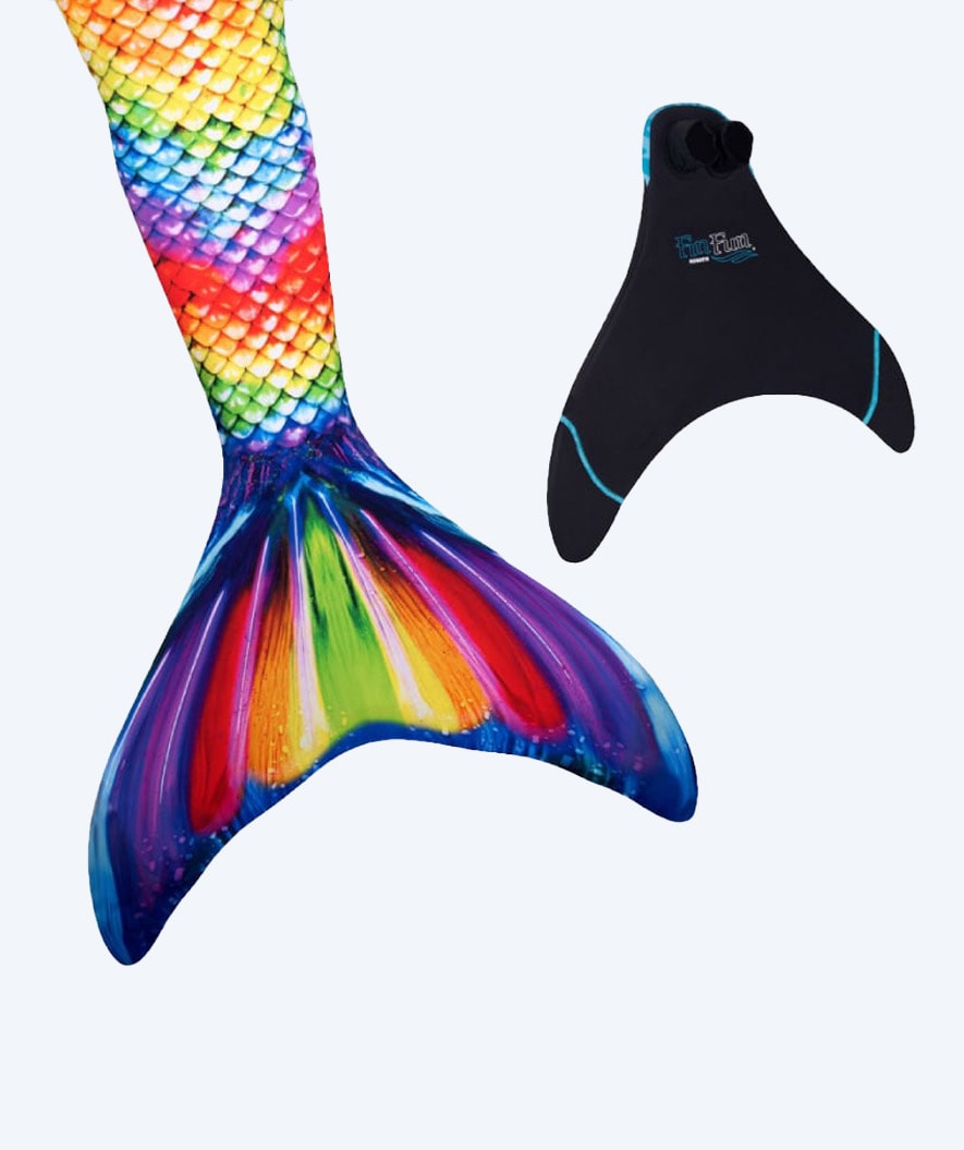 Fin Fun Meerjungfrauenschwanz für Erwachsene - Set - Rainbow Reef