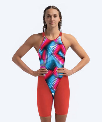 Speedo Wettkampfanzug für Damen - LZR Pure Valor 2.0 - Rot/Mehrfarbig