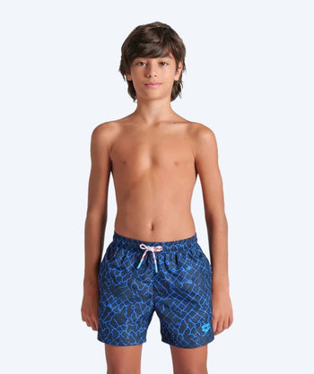 Arena Badeshorts für Jungen - Water Prints - Donkerblau