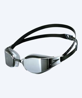 Speedo Elite Schwimmbrille - Fastskin Hyper Elite Mirror - Schwarz/grau