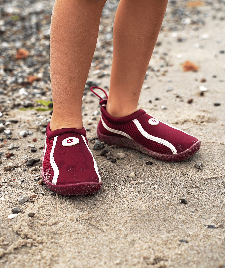 Watery Badeschuhe für Kinder - Spinner - Rot