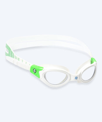 Watery Schwimmbrille für Kinder - Delta - Grün/weiß