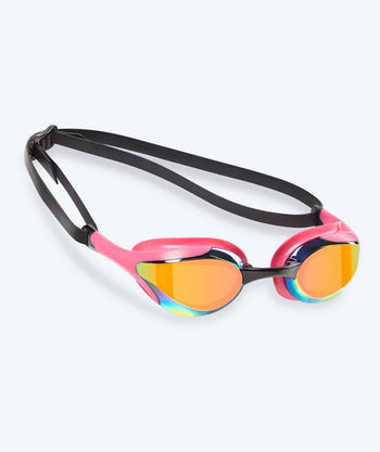 Watery Elite Schwimmbrille - Murphy Mirror - Pink/gold