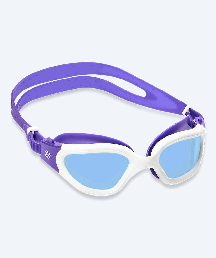 Watery Schwimmbrille fürs Training - Raven Active - Lila/hellblau