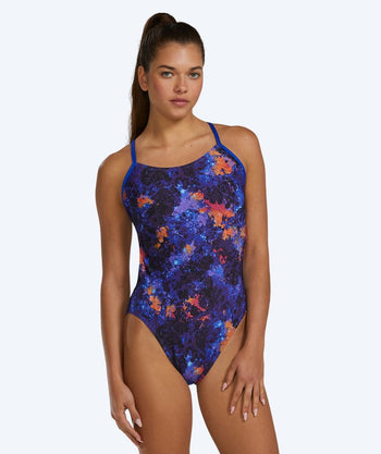 TYR Badeanzug für Damen - Durafast Elite Cutoutfit - Lila/Orange