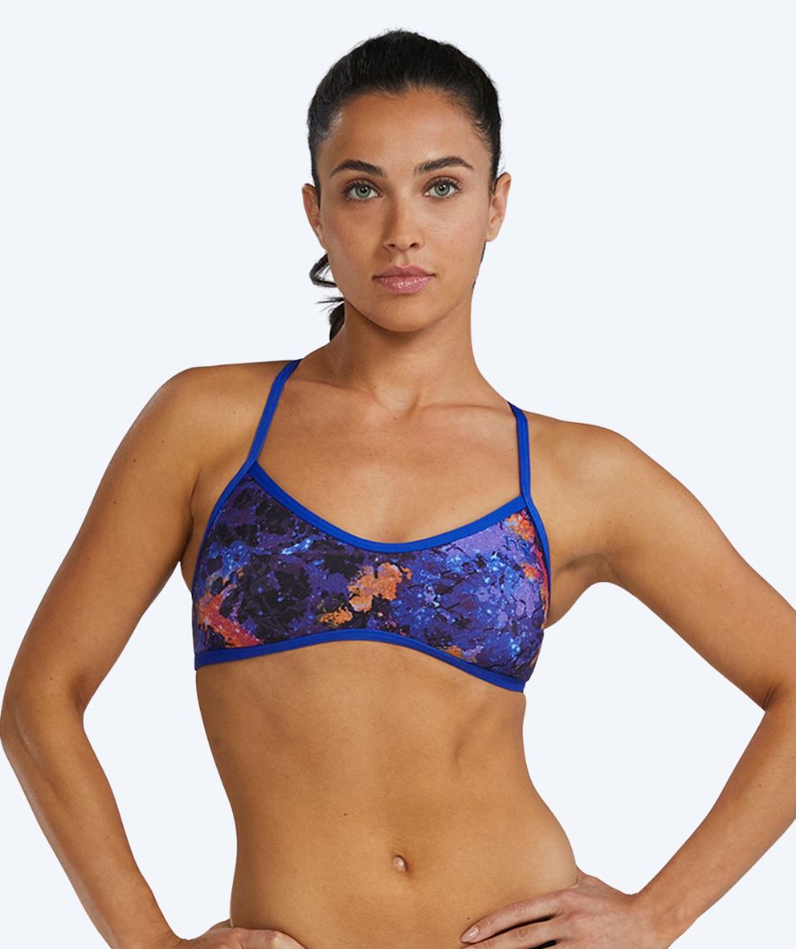 TYR Bikini Oberteil für Damen - Durafast Elite Trinity - Lila/Orange