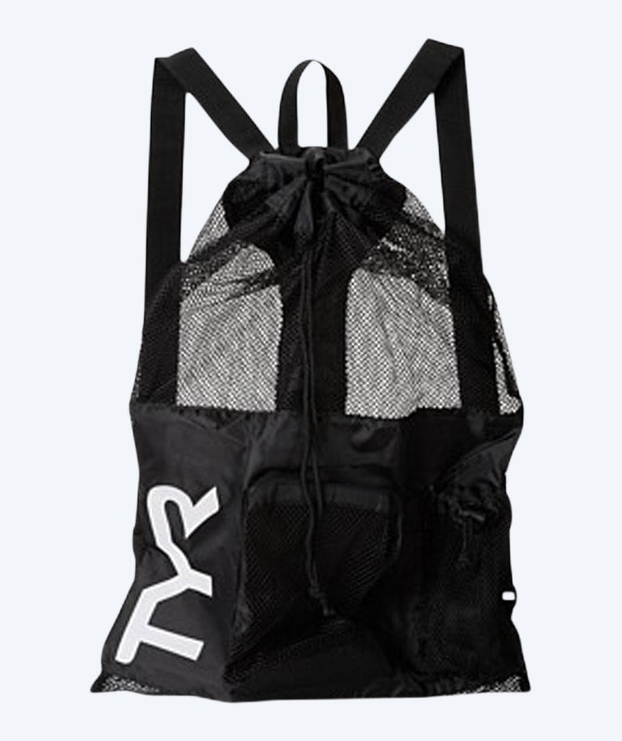 TYR Schwimmnet - Big Mesh Mummy 40L - Schwarz
