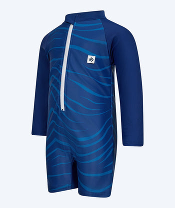 Watery UV-Anzug für Kinder - Fjord Langarm Rashguard - Donkerblau