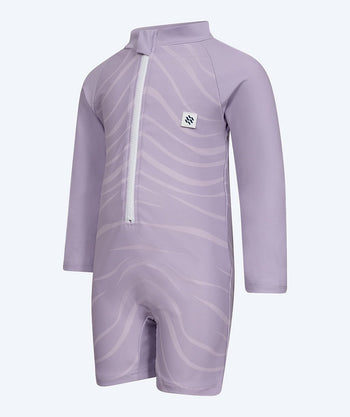 Watery UV-Anzug für Kinder - Fjord Langarm Rashguard - Lila