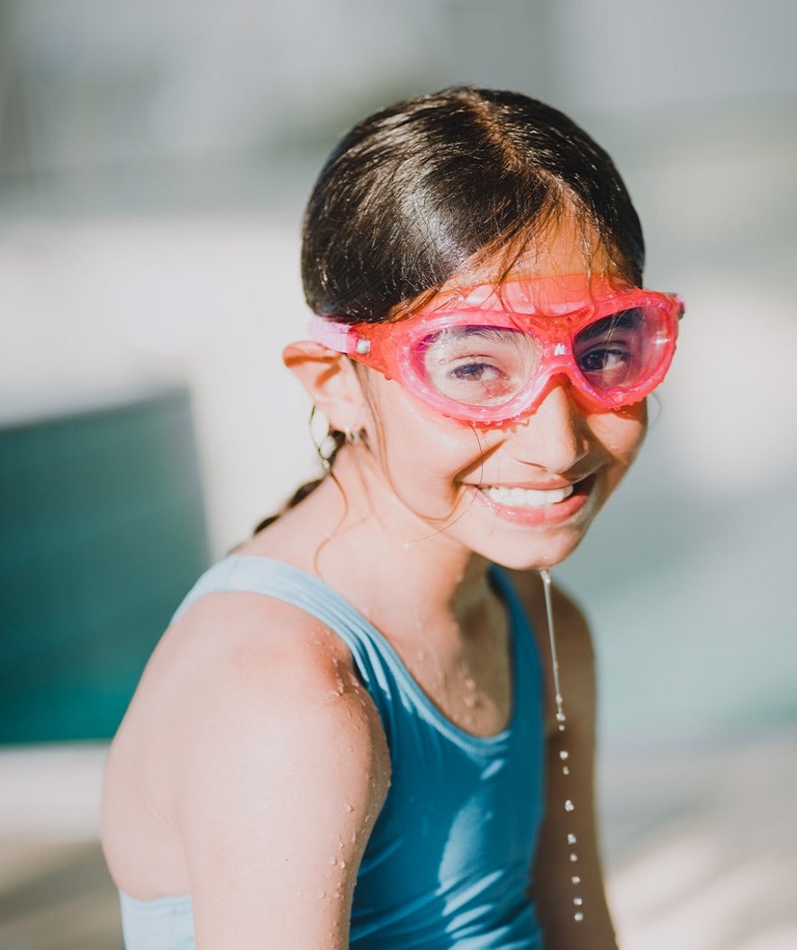 Watery Schwimmbrille für Kinder - Mantis 2.0 - Atlantic Pink/klar