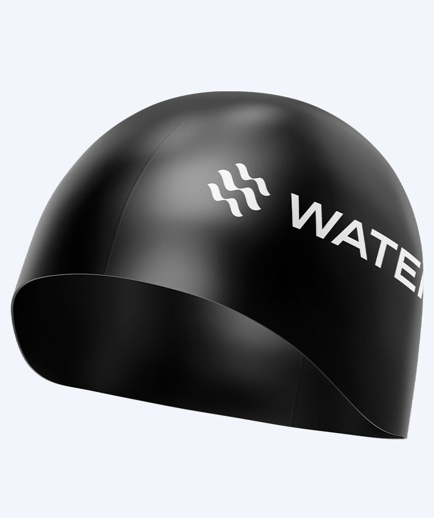 Watery Wettkampf Badekappe - Signature Dome - Schwarz