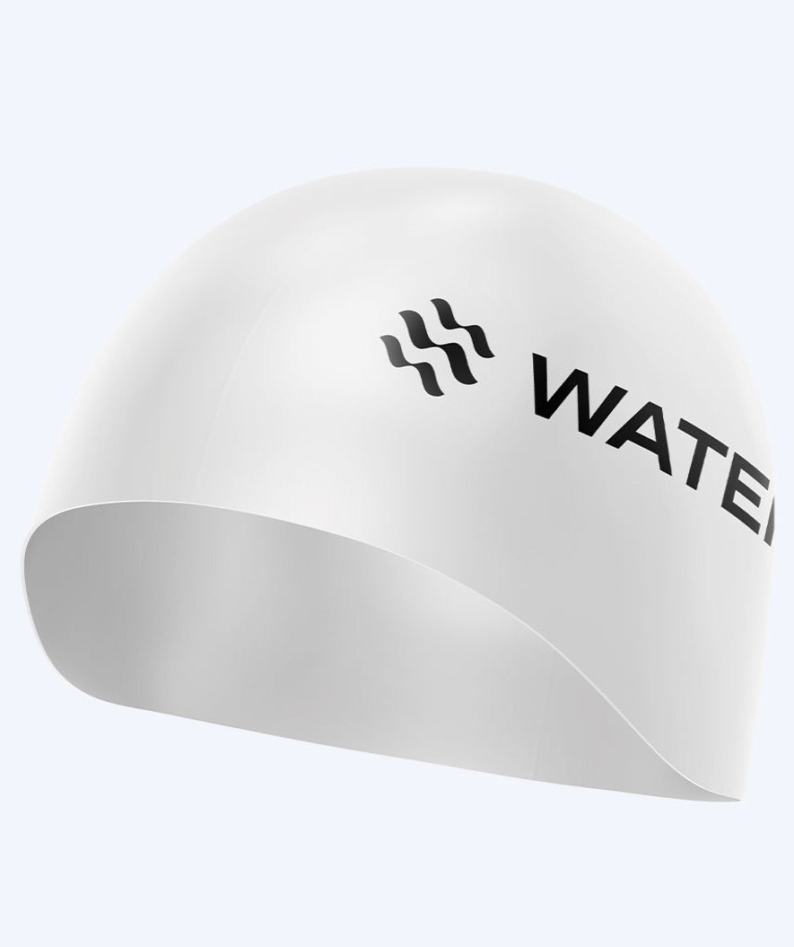 Watery Wettkampf-Badekappe - Signature Dome - Weiß