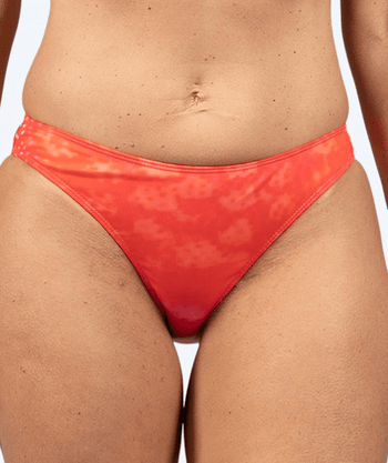 Watery Meerjungfrau Bikini-Unterteil für Damen - Orange Twist