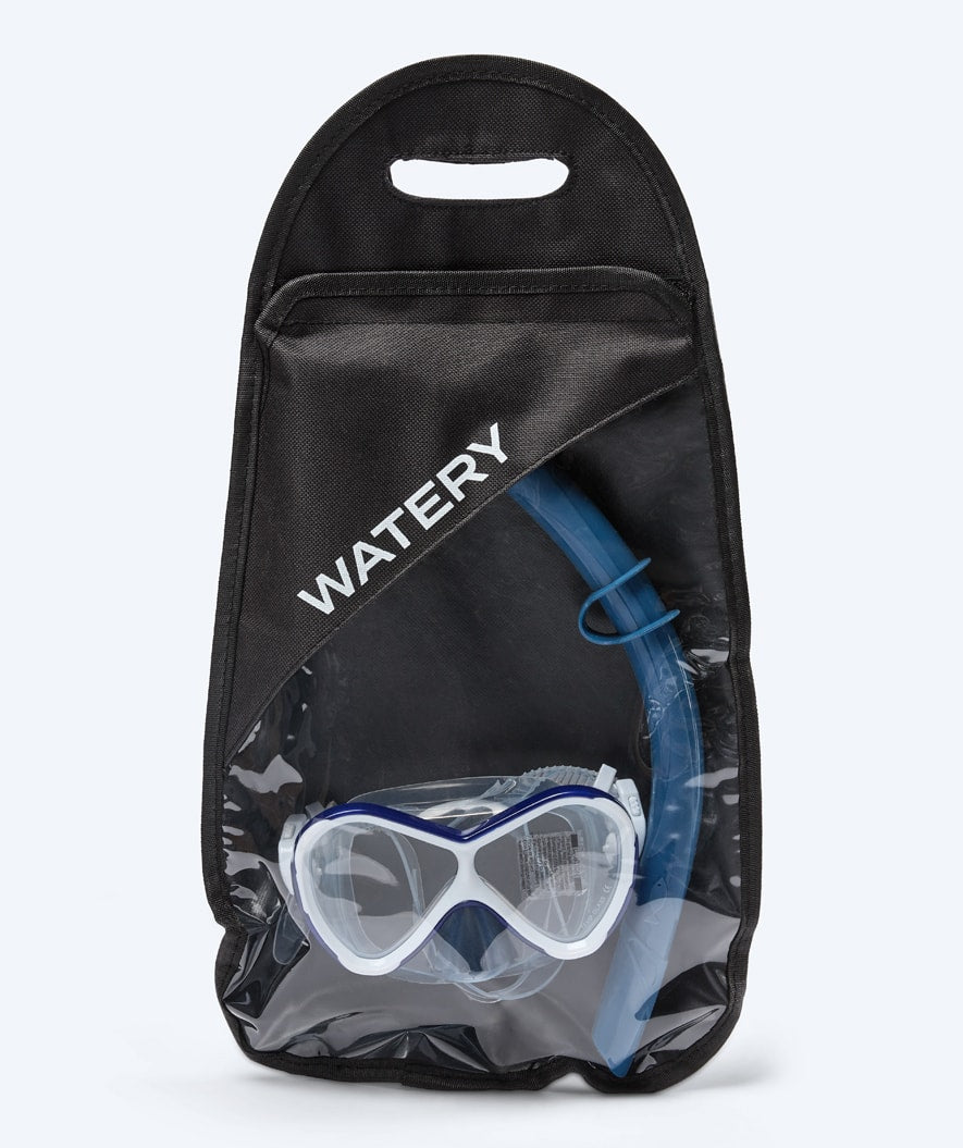 Watery Schnorcheltasche - 2-Set PVC - Schwarz