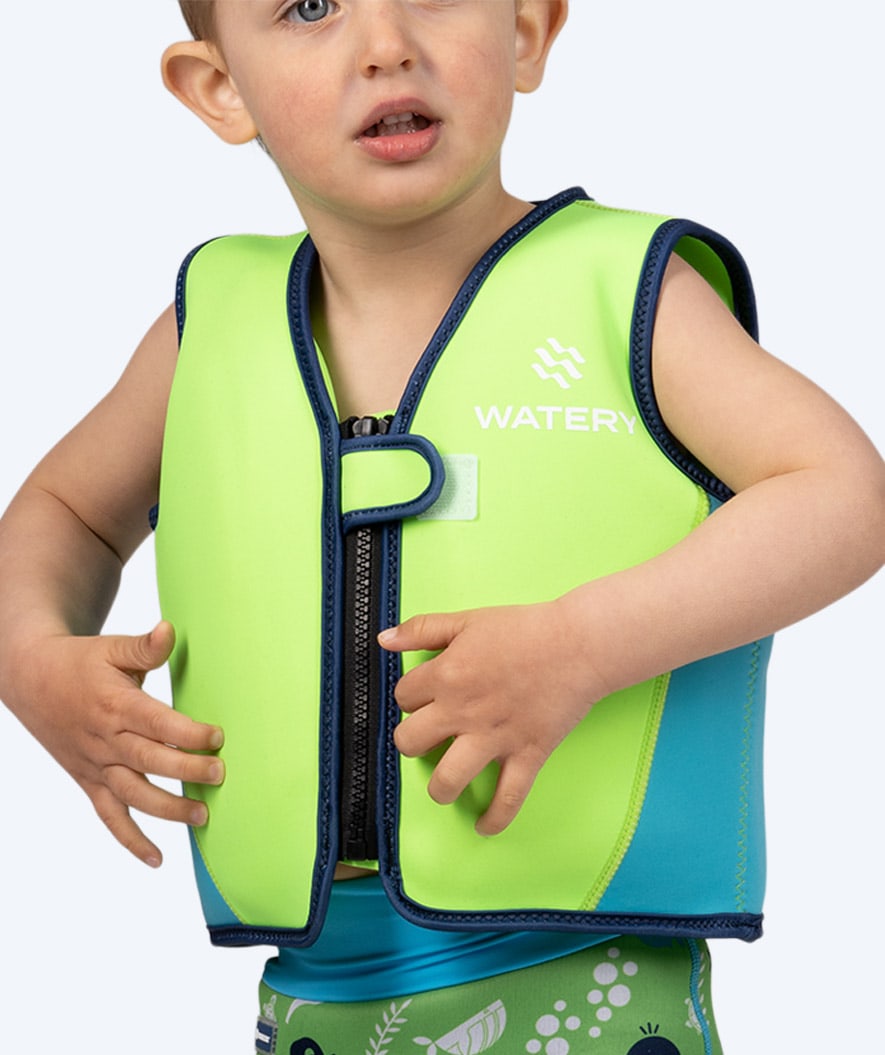 Watery Schwimmweste für Kinder (2-8) - Basic - Grün