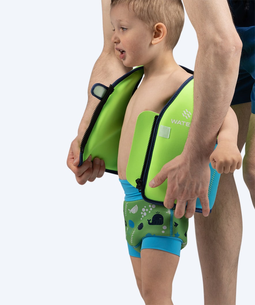 Watery Schwimmweste für Kinder (2-8) - Basic - Grün