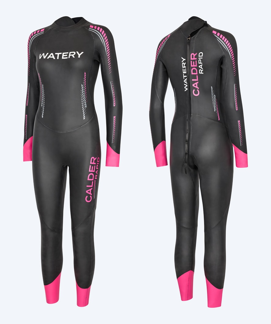 Watery Neoprenanzug für Damen - Calder Rapid - Schwarz/pink