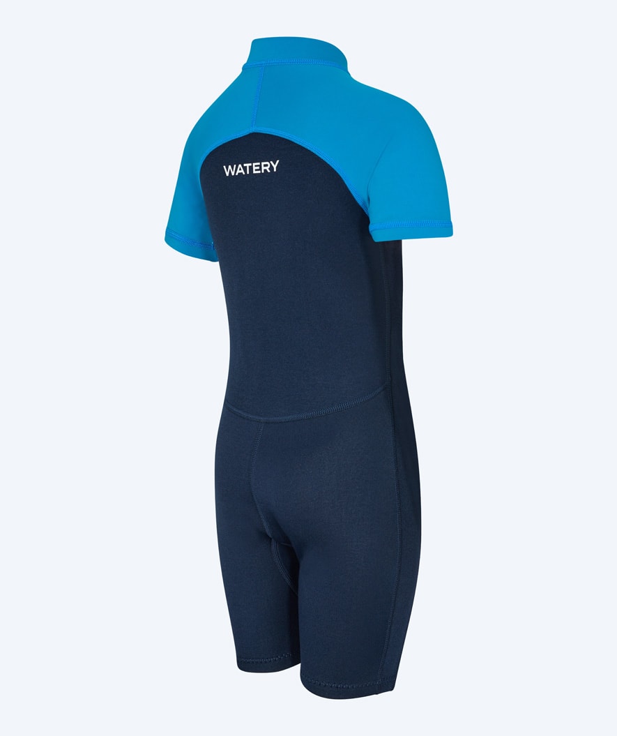 Watery UV Neoprenanzug für Kinder - Calypso Shorty - Dunkelblau