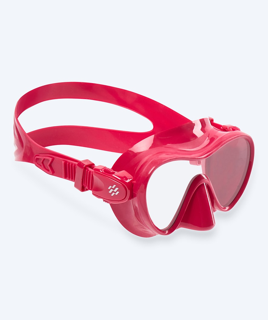 Watery Tauchermaske für Kinder (4-12 Jahre) - Cliff - Rot