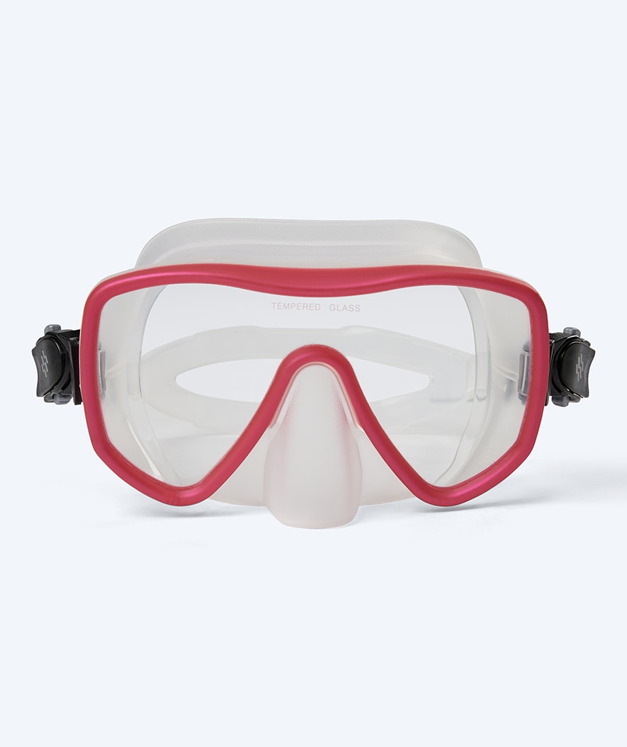 Watery Tauchmaske für Erwachsene (+15) - Coast - Rot/klar