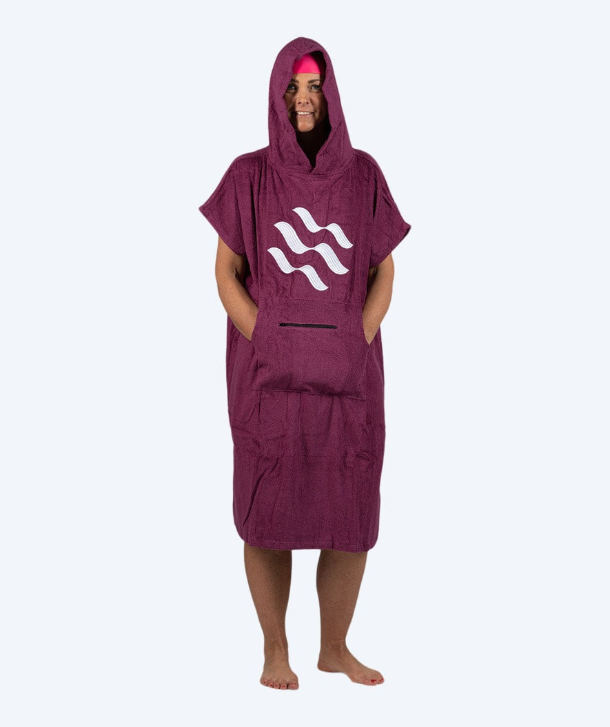 Watery Badeponcho für Erwachsene - Baumwolle - Lila