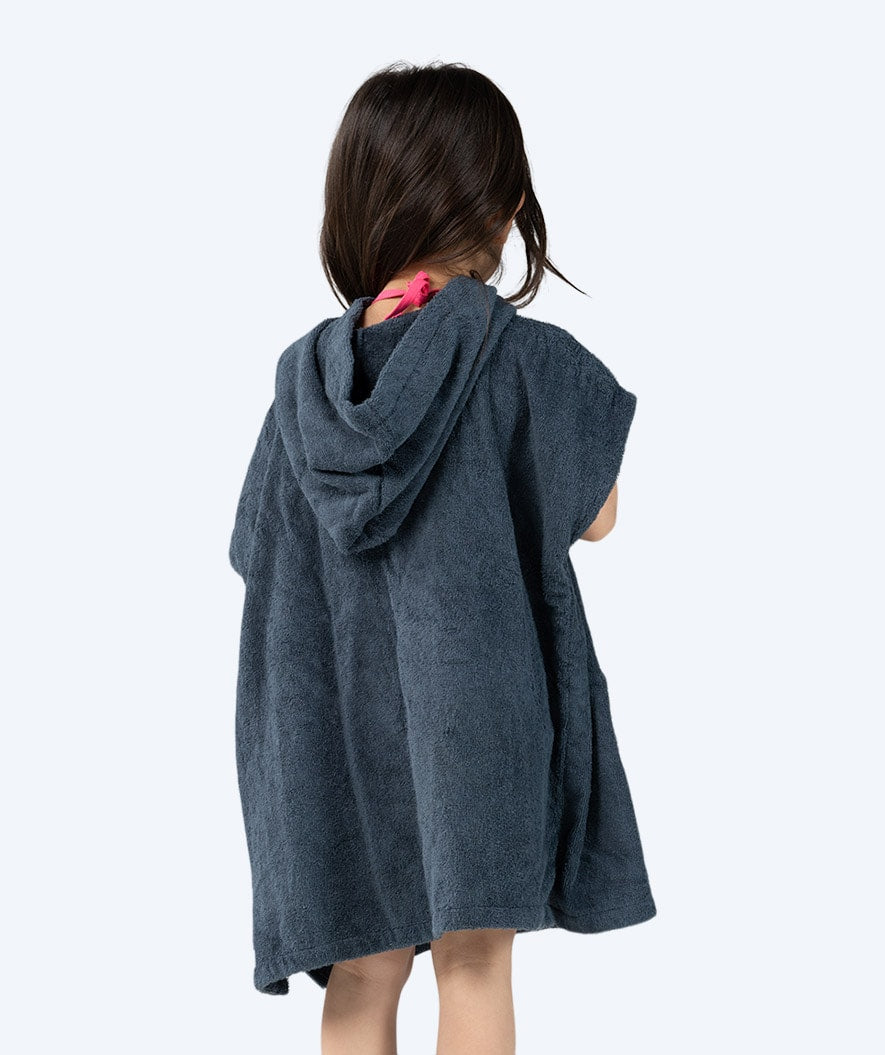 Watery Badeponcho für Kinder (1-6) - Baumwolle - Dunkelblau