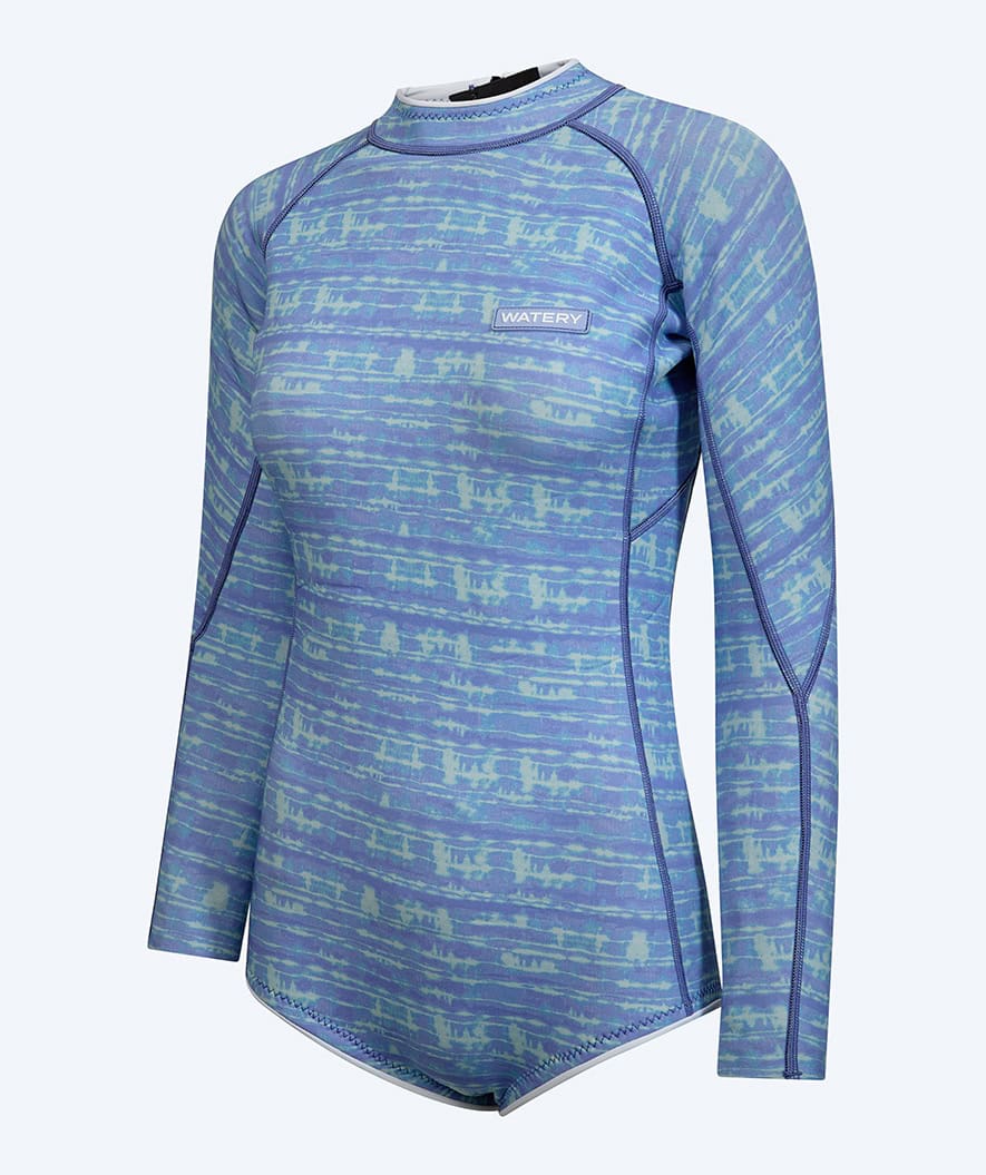 Watery Neopren Springsuit für Damen - Crosswind Flex - Hellblau