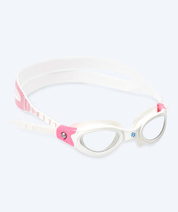 Watery Schwimmbrille für Kinder - Delta - Pink/weiß