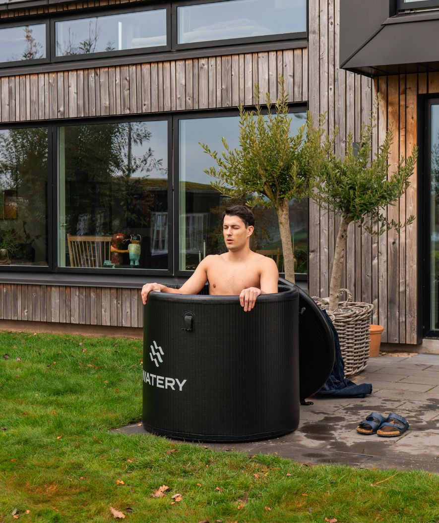 Watery aufblasbare Eistonne - Deluxe - Schwarz