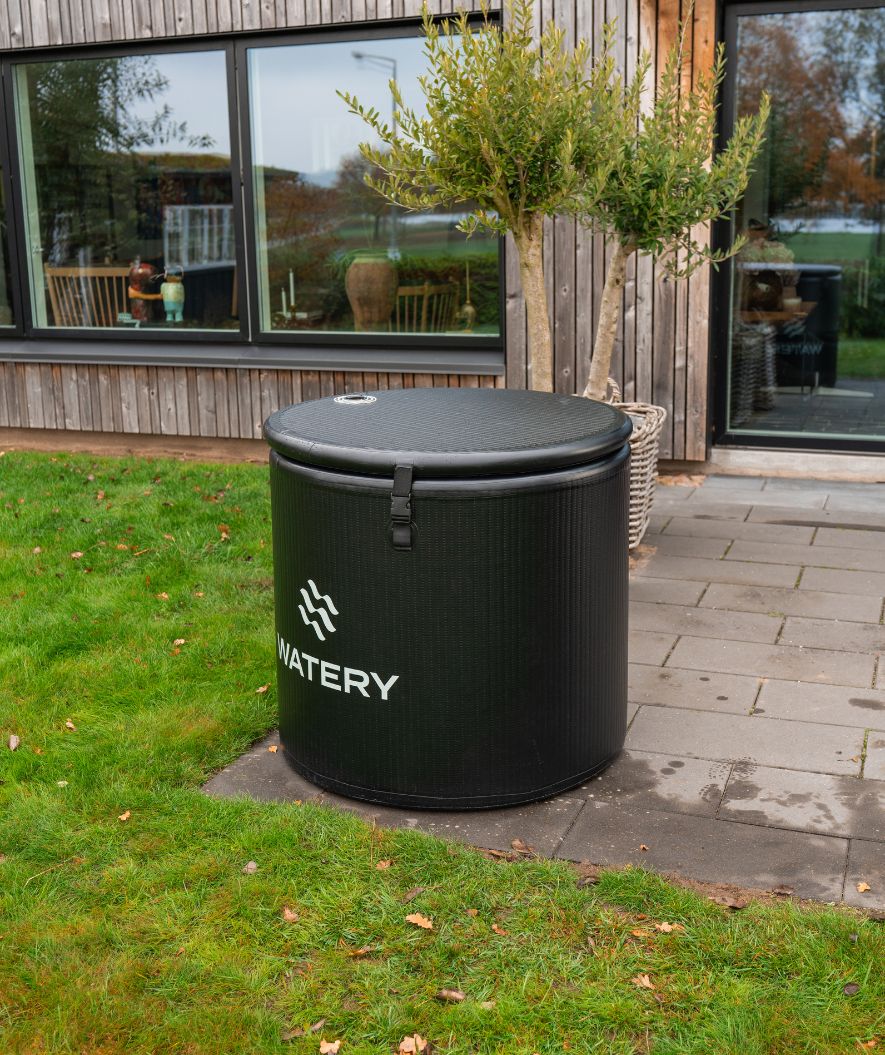 Watery aufblasbare Eistonne - Deluxe - Schwarz