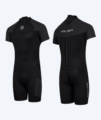 Watery Neoprenanzug für Herren - Kurzarm Duncan (3mm) - Schwarz